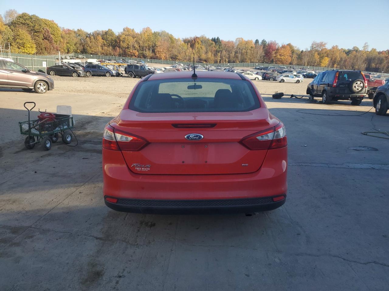 2014 Ford Focus Se VIN: 1FADP3F27EL166227 Lot: 76670804