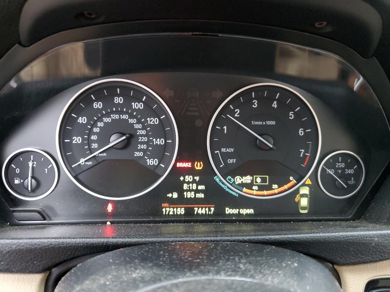 2013 BMW 335 Xi VIN: WBA3B9C51DF801006 Lot: 78378124