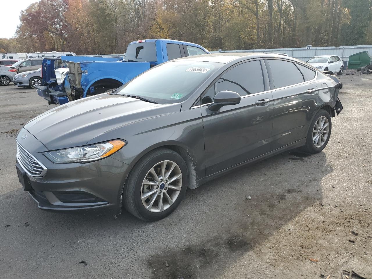 2017 Ford Fusion Se VIN: 3FA6P0HD2HR362555 Lot: 78636424