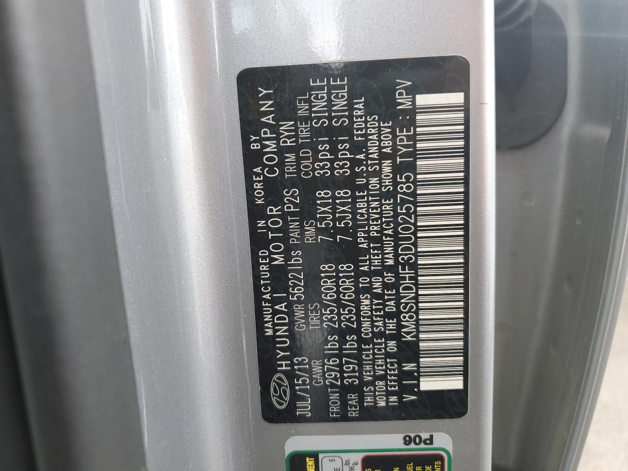 2013 Hyundai Santa Fe - Image 14