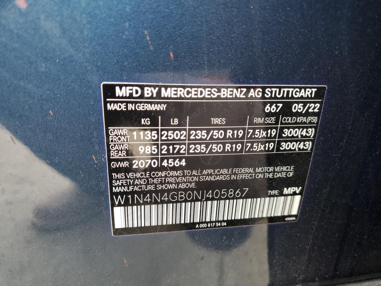 W1N4N4GB0NJ405867 2022 MERCEDES-BENZ GLA CLASS - Image 13