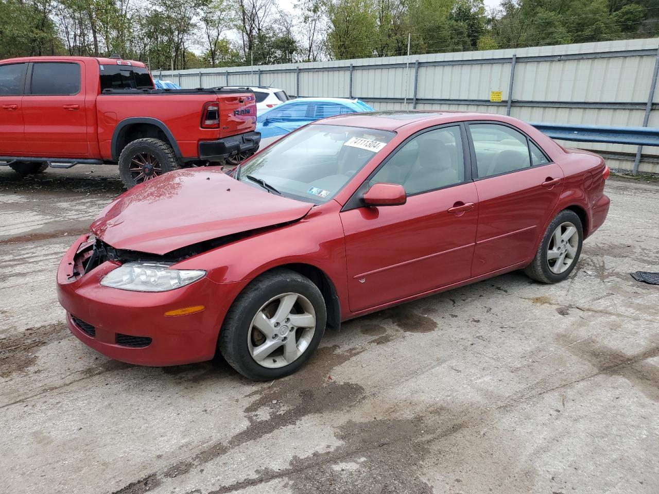 2003 Mazda 6 S VIN: 1YVFP80D335M13491 Lot: 74111304