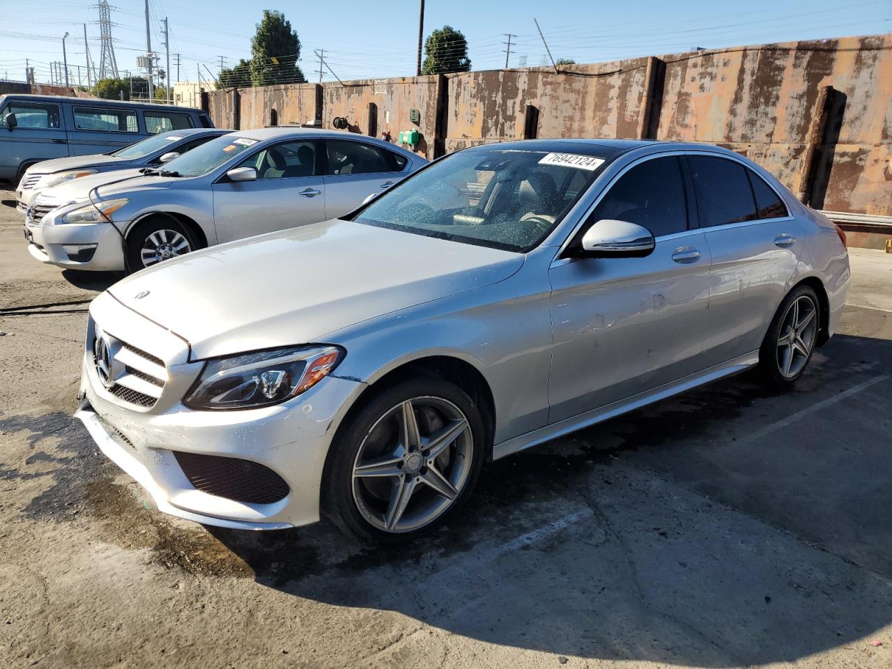 VIN 55SWF4KB7GU133265 2016 MERCEDES-BENZ C-CLASS no.1