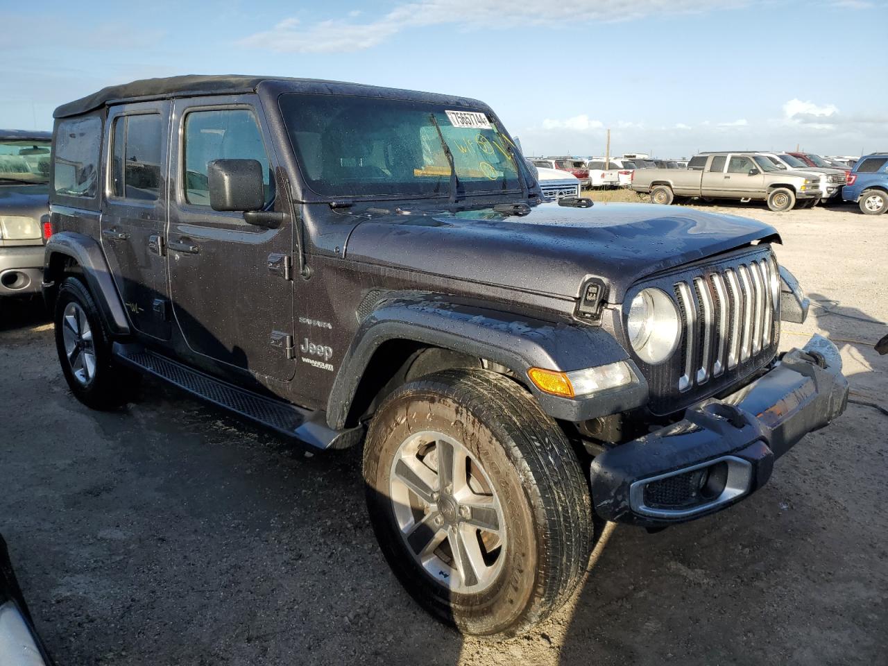 2018 Jeep Wrangler Unlimited Sahara VIN: 1C4HJXEG3JW151833 Lot: 75657744