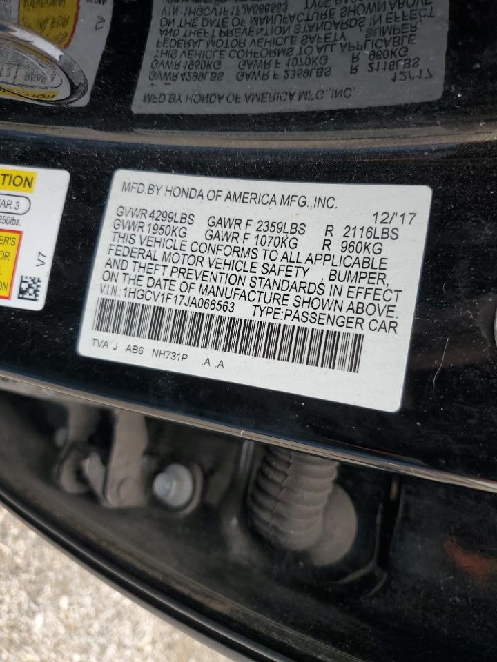 1HGCV1F17JA066563 2018 Honda Accord Lx