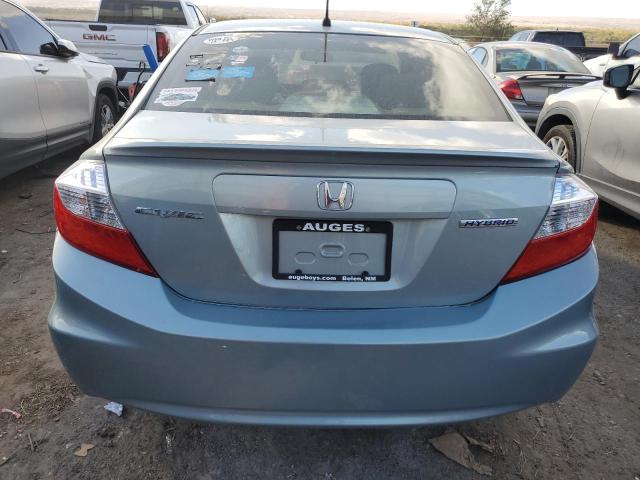 Sedans HONDA CIVIC 2012 Turquoise