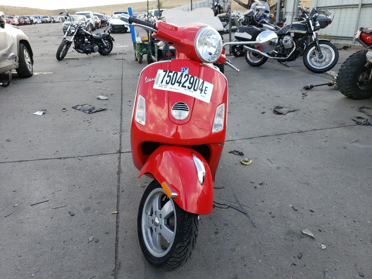 2007 Vespa Gts 250 VIN: ZAPM459L975004317 Lot: 75042904