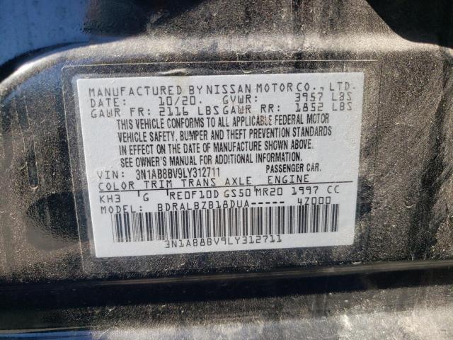 3N1AB8BV9LY312711 Nissan Sentra S 12