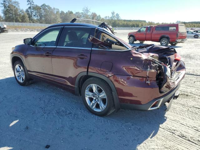  TOYOTA HIGHLANDER 2017 Burgundy