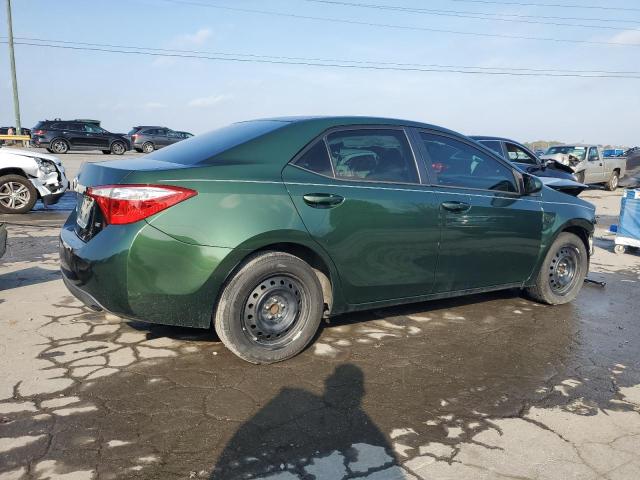  TOYOTA COROLLA 2015 Zielony