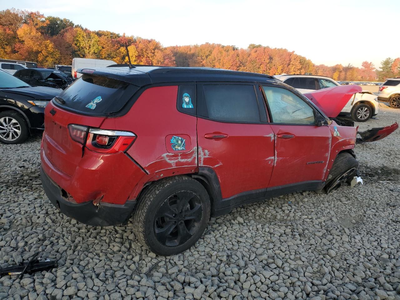 2018 Jeep Compass Latitude VIN: 3C4NJDBB1JT397196 Lot: 77571874