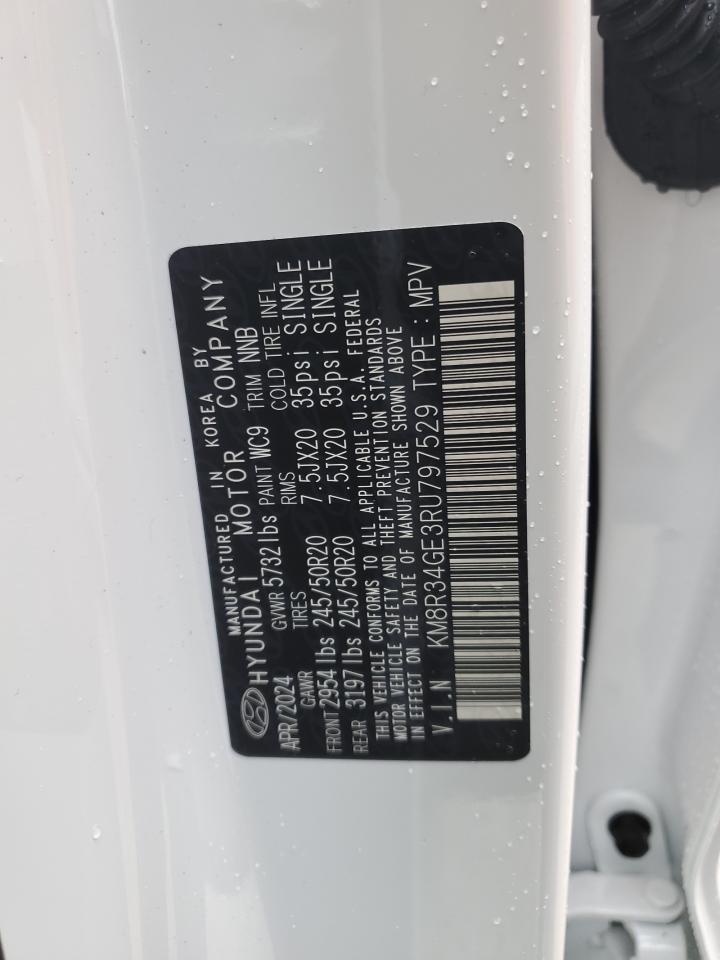 KM8R34GE3RU797529 2024 Hyundai Palisade Xrt