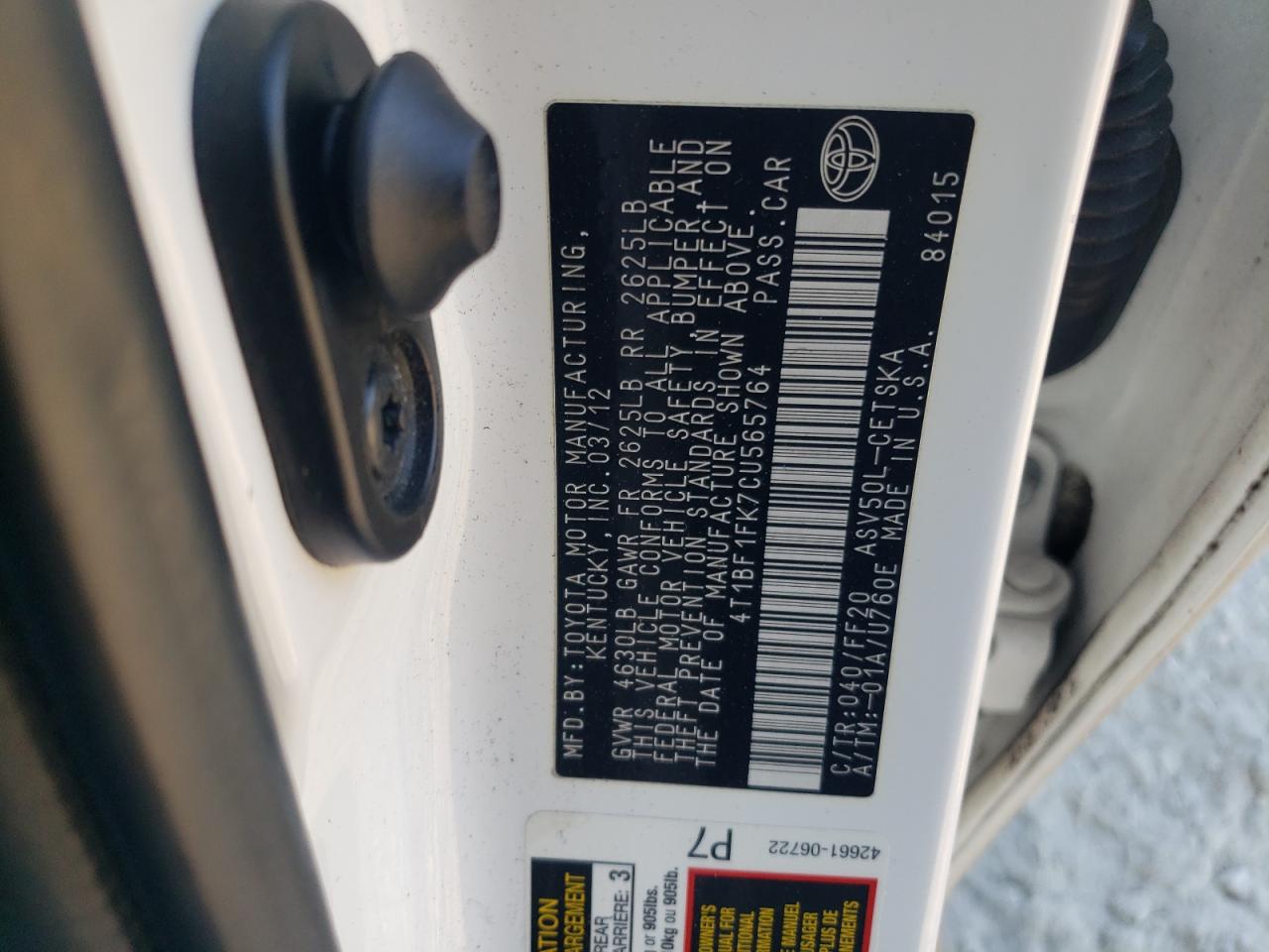 2012 Toyota Camry - Image 13