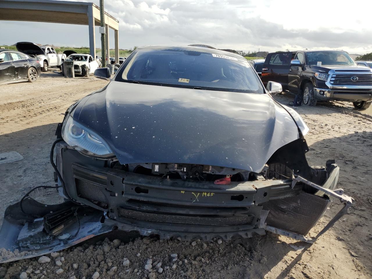 VIN 5YJSA1H13EFP54916 2014 TESLA MODEL S no.5