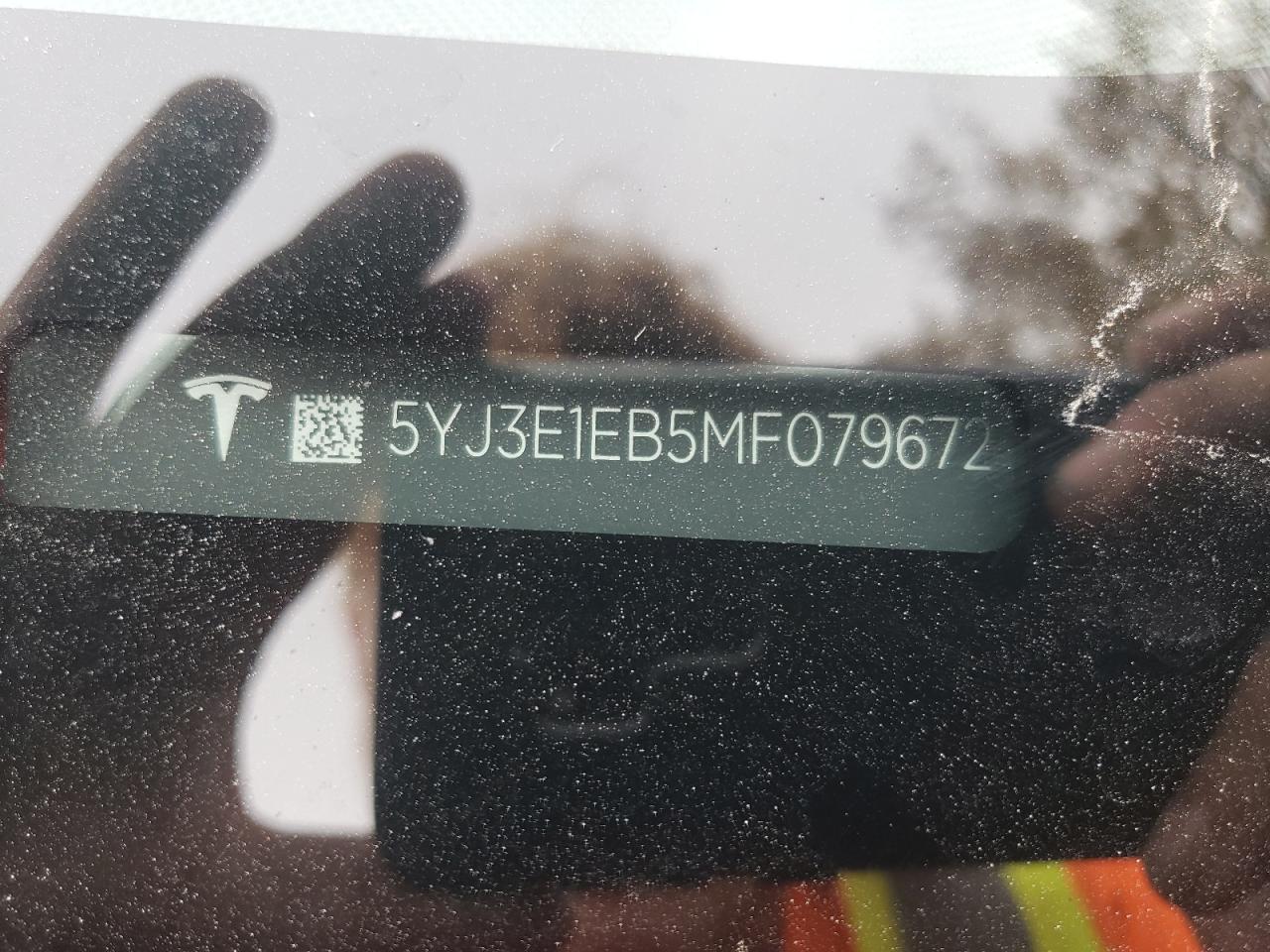 5YJ3E1EB5MF079672 2021 Tesla Model 3