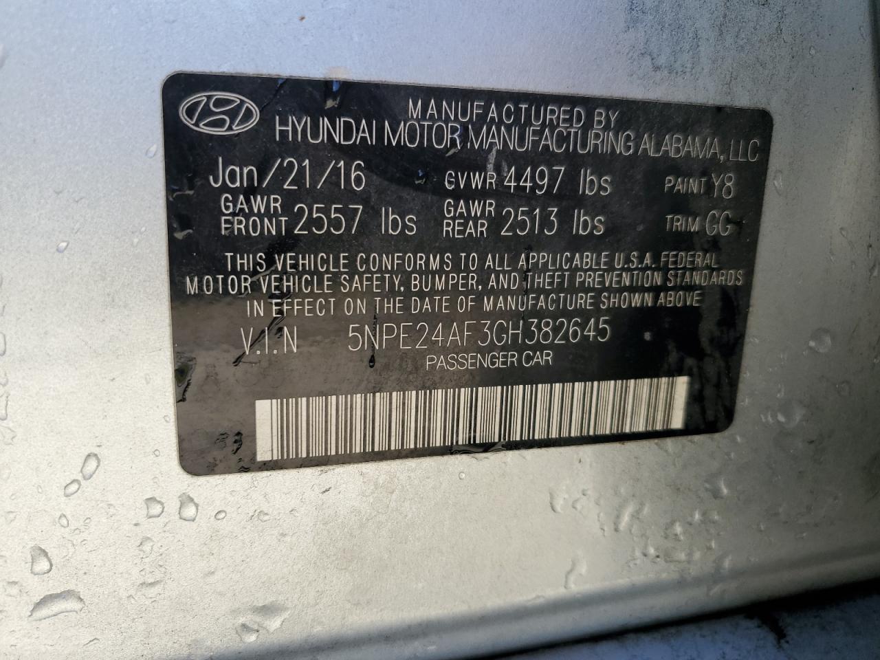 2016 Hyundai Sonata - Image 12