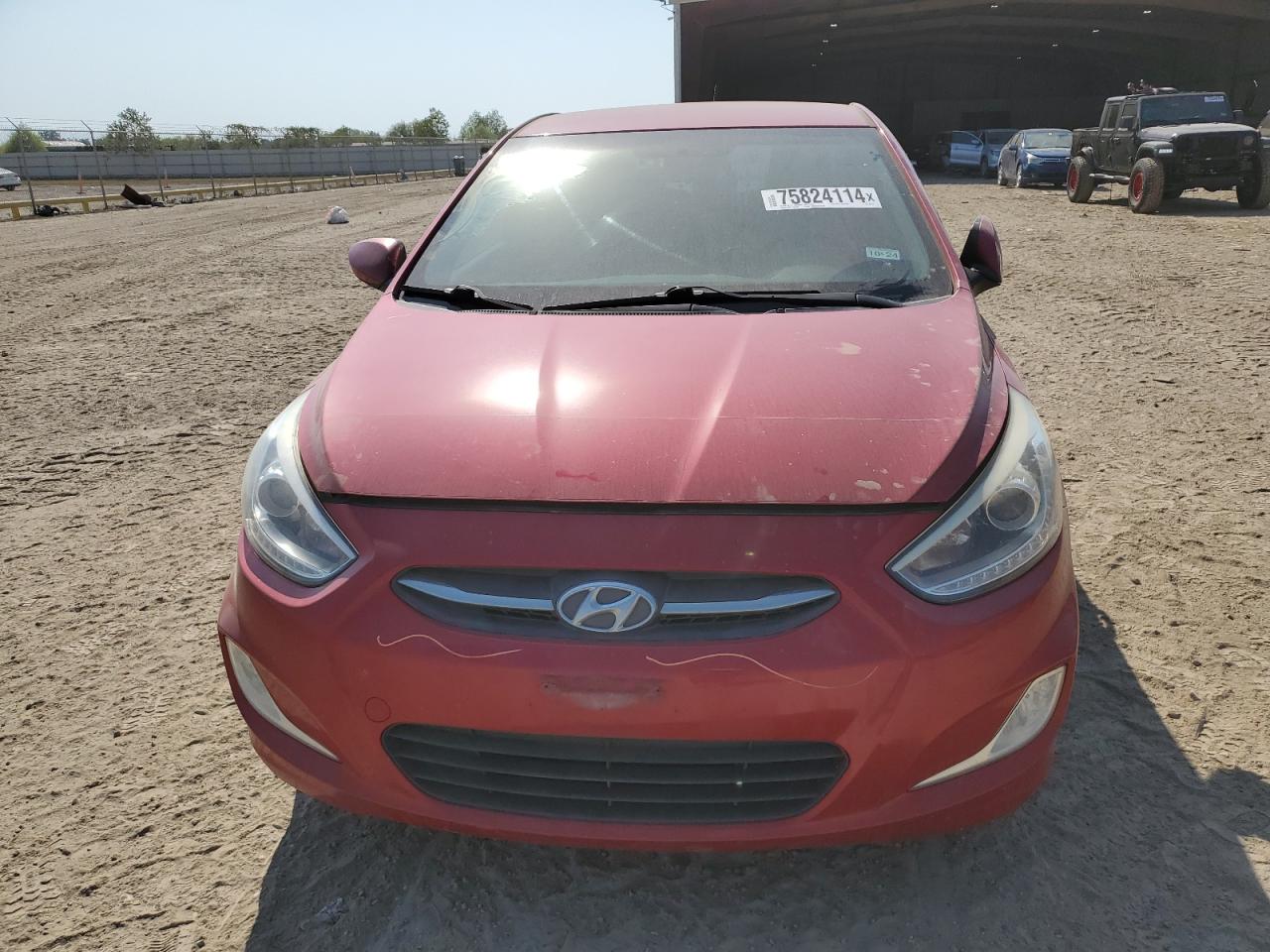 2015 Hyundai Accent Gls VIN: KMHCU4AE0FU907766 Lot: 75824114