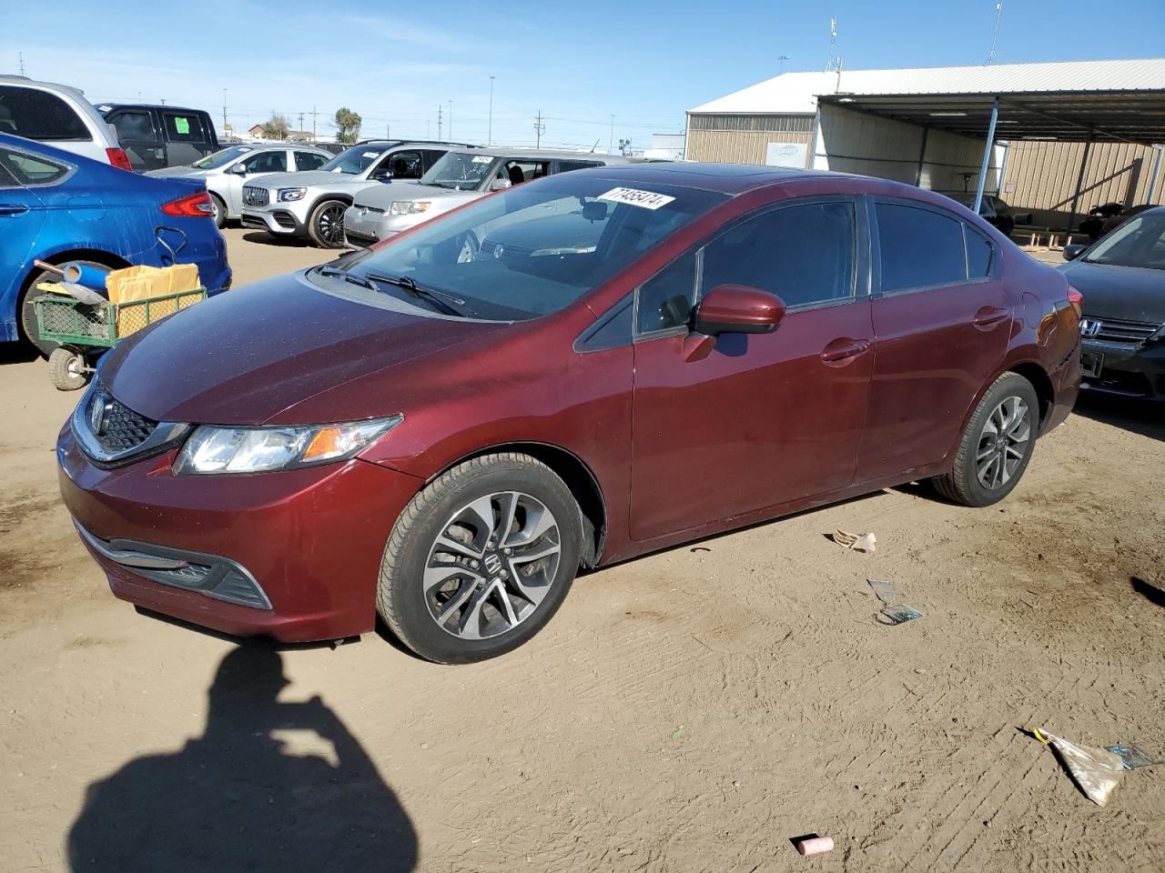 VIN 19XFB2F8XFE109496 2015 HONDA CIVIC no.1