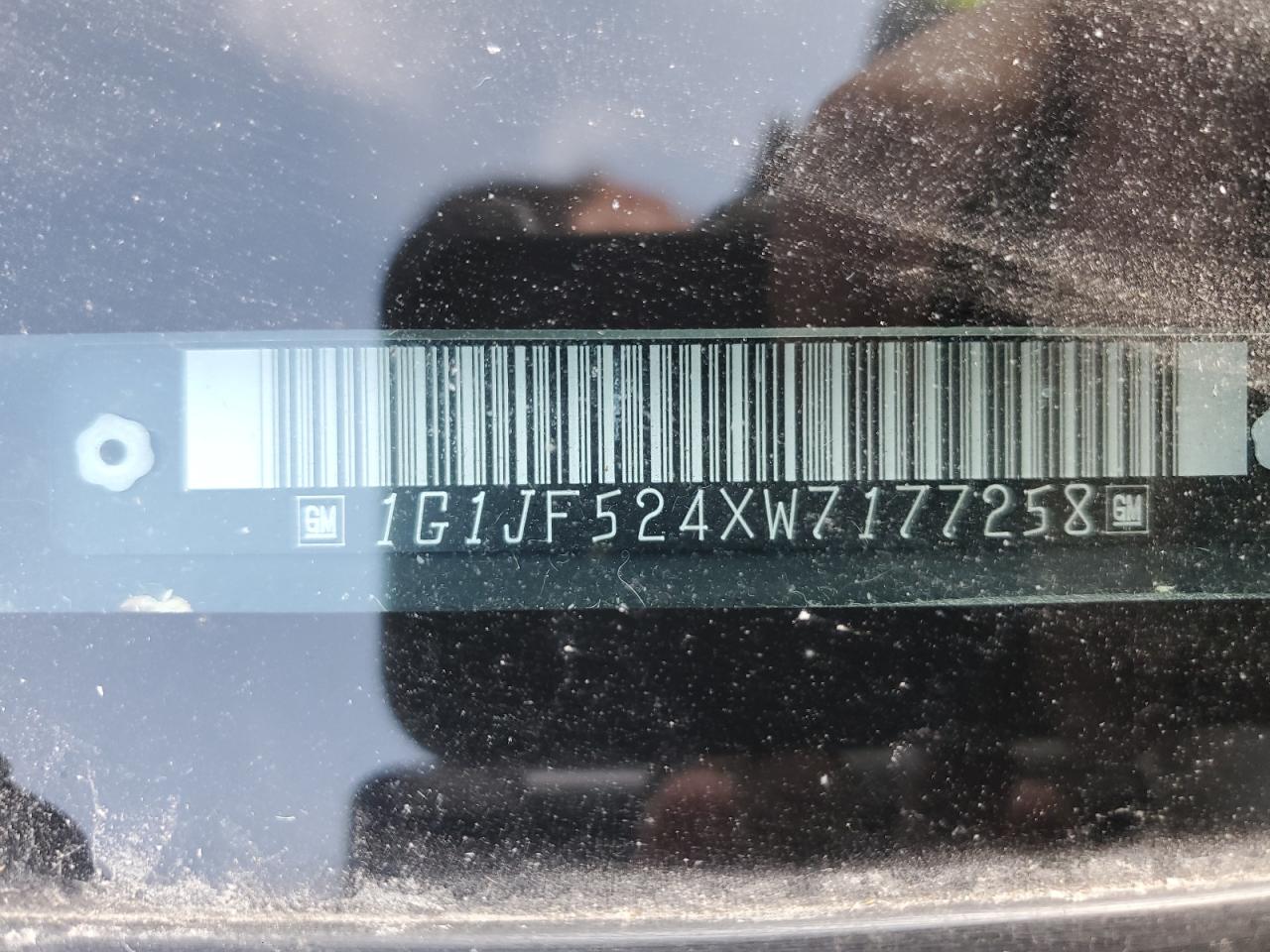 1998 Chevrolet Cavalier Ls VIN: 1G1JF524XW7177258 Lot: 77851644