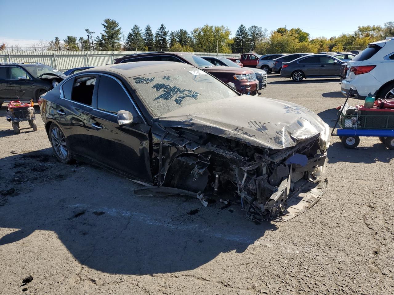 2018 Infiniti Q50 Luxe VIN: JN1EV7AR4JM430138 Lot: 76386514