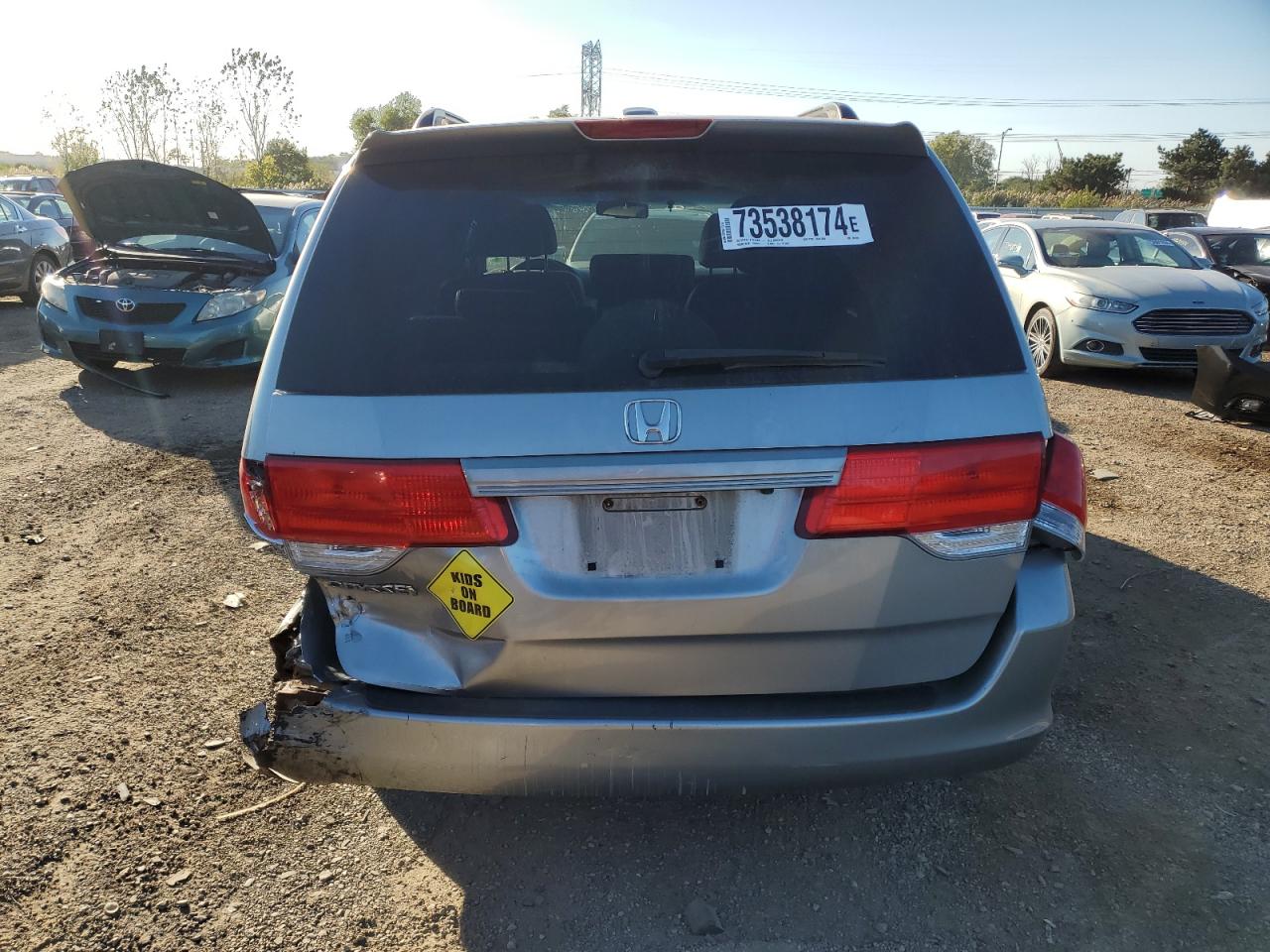 2008 Honda Odyssey Exl VIN: 5FNRL38668B002499 Lot: 73538174