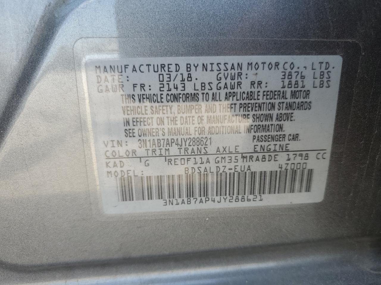 2018 Nissan Sentra - Image 12