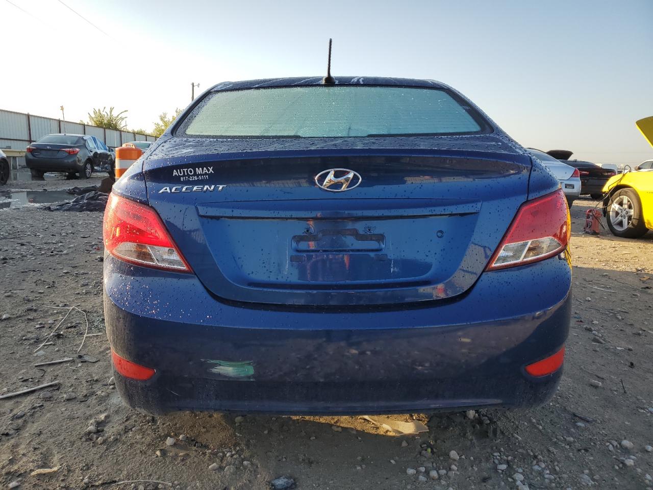 VIN KMHCT4AEXFU887383 2015 HYUNDAI ACCENT no.6