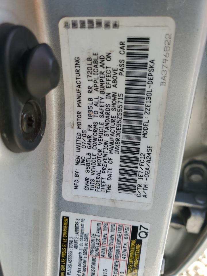 1NXBR30E95Z555715 2005 Toyota Corolla Ce