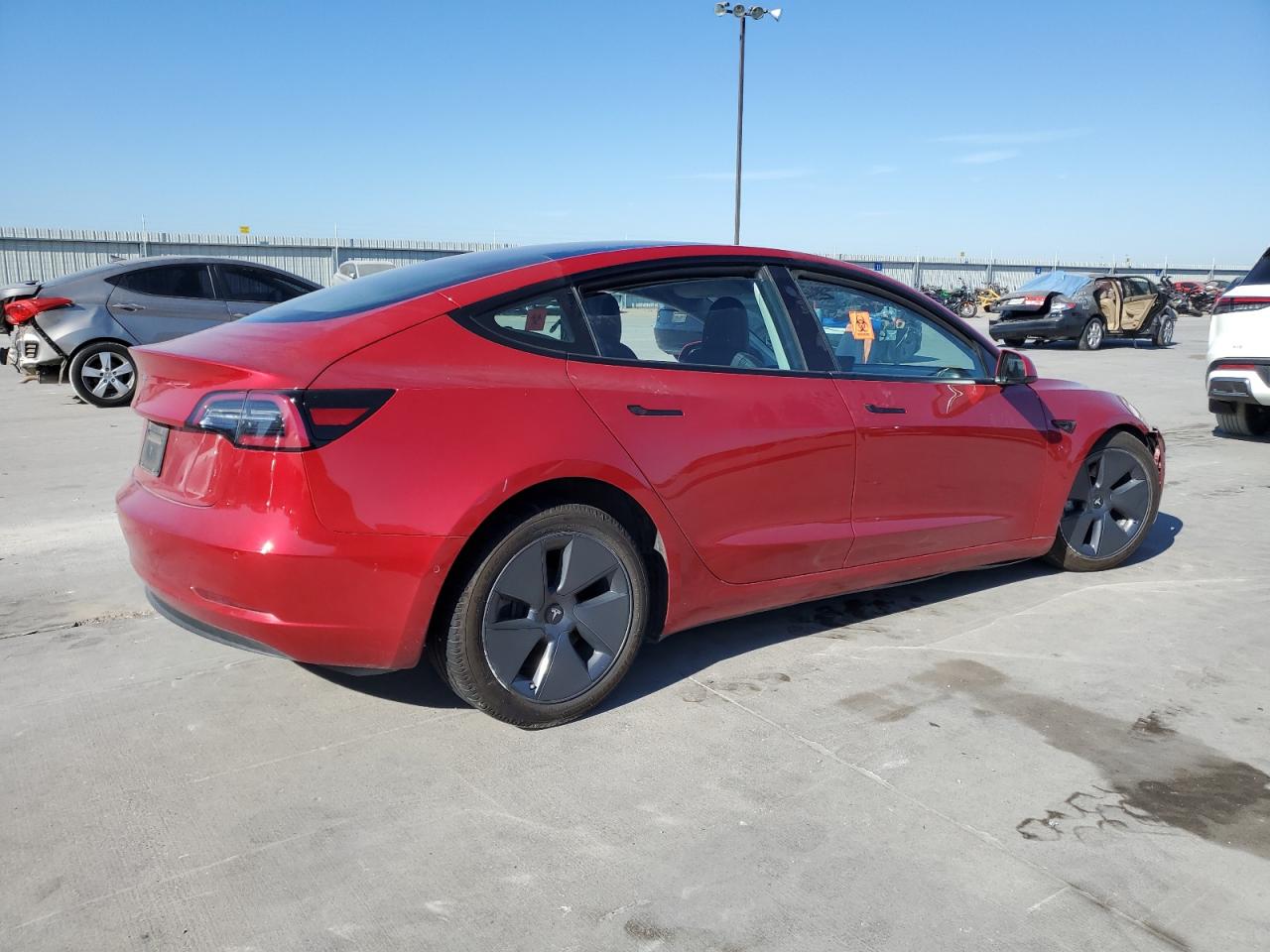 VIN 5YJ3E1EA8MF859432 2021 TESLA MODEL 3 no.3