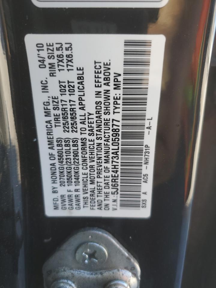 5J6RE4H73AL059877 2010 Honda Cr-V Exl