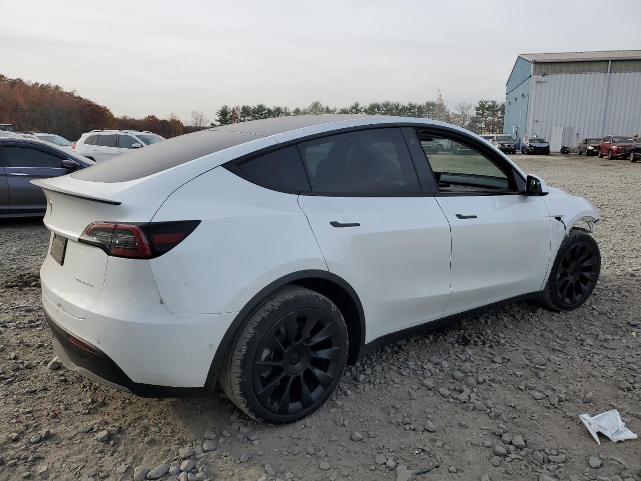 VIN 7SAYGDEE8NA010522 2022 TESLA MODEL Y no.3