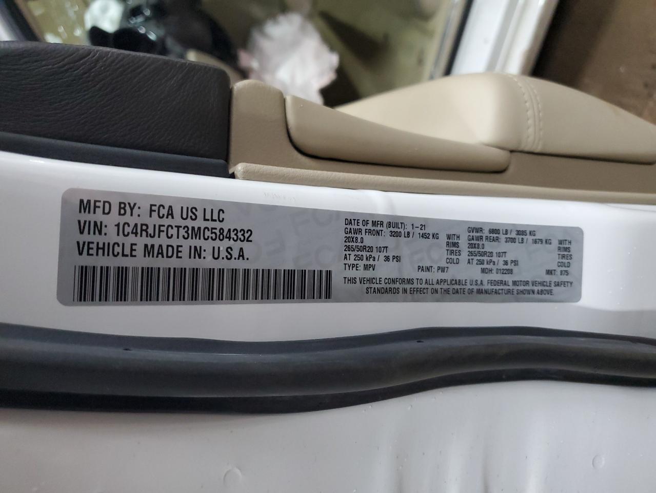 2021 Jeep Grand Cherokee - Image 13