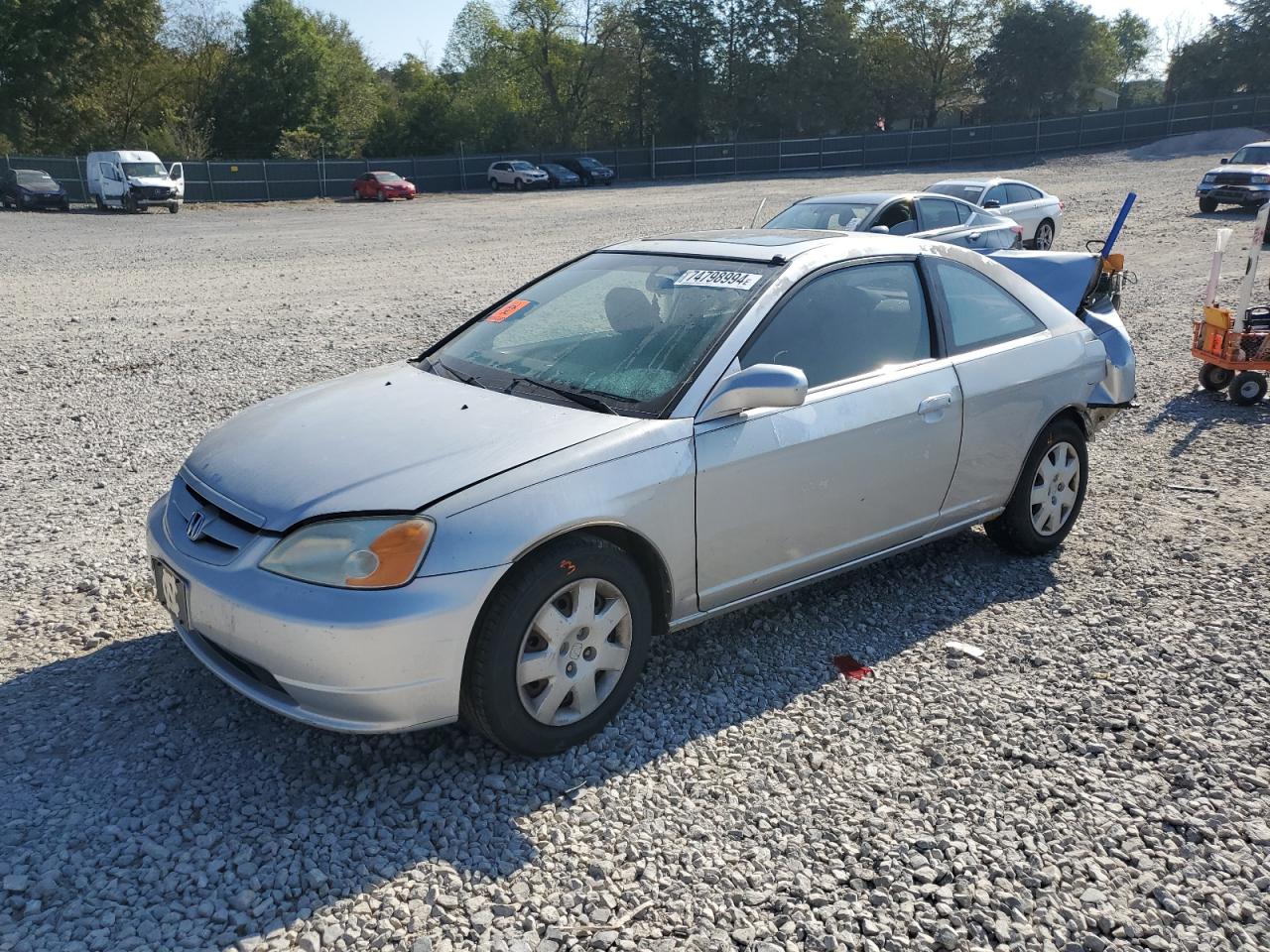 2002 Honda Civic Ex for Sale in Madisonville, TN - Rear End
