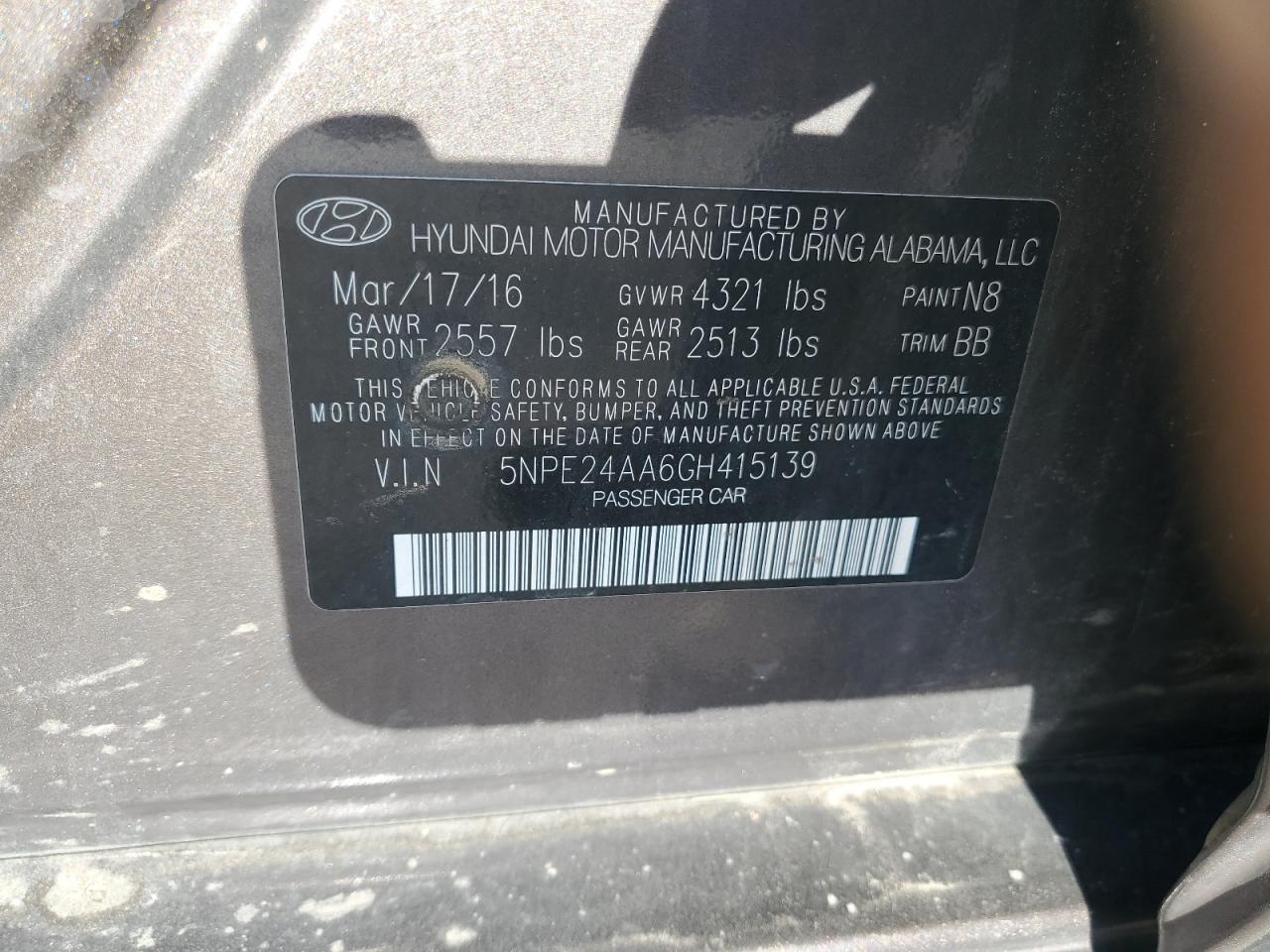 2016 Hyundai Sonata - Image 14