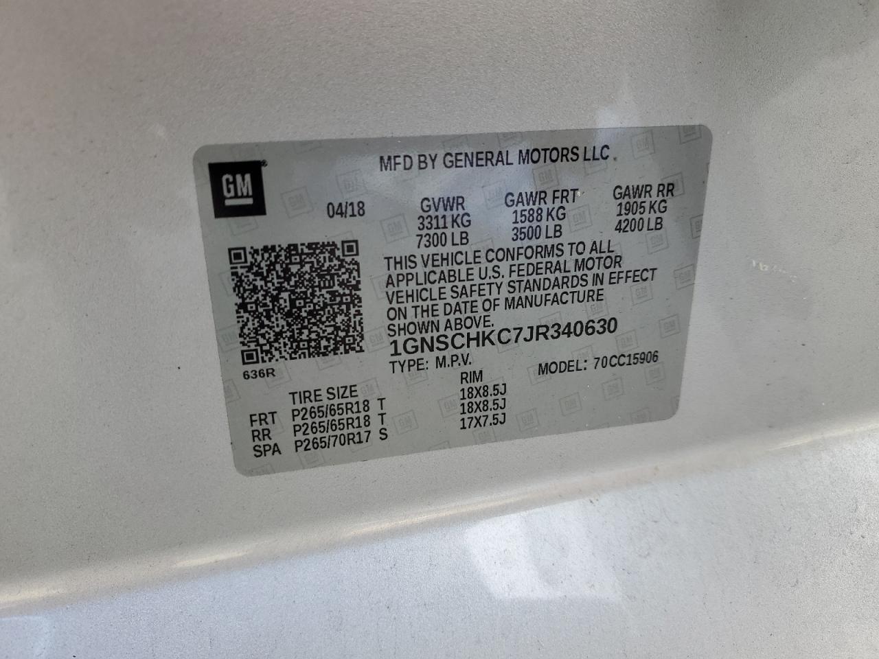 2018 Chevrolet Suburban - Image 13