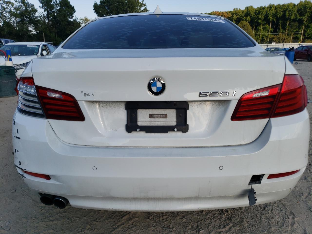 2015 BMW 528 I VIN: WBA5A5C55FD519972 Lot: 74887564