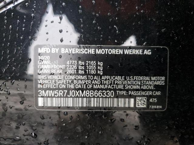 3MW5R7J0XM8B66330 BMW 3 Series 330XI 12