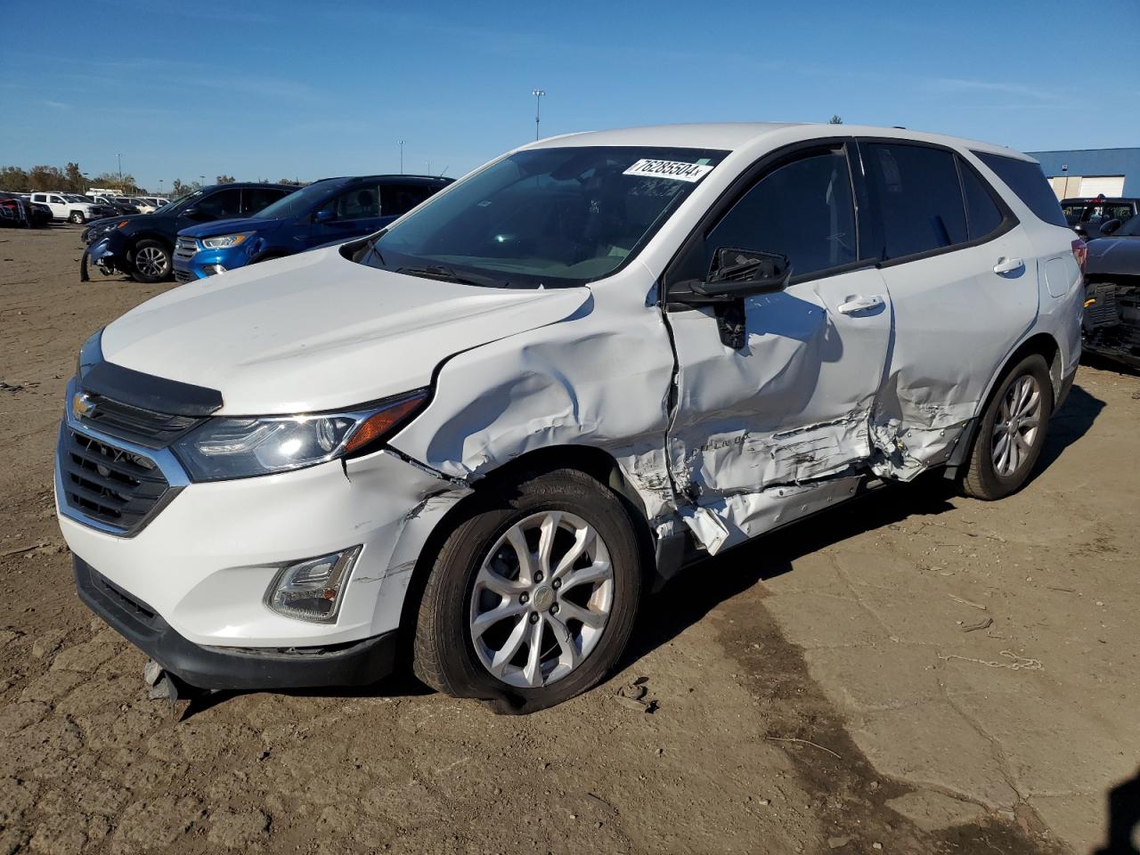 2019 Chevrolet Equinox Ls VIN: 3GNAXHEVXKS640738 Lot: 76285504