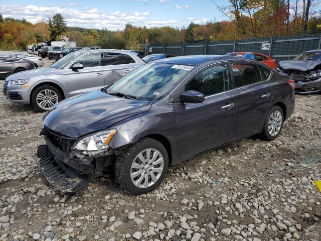 2014 Nissan Sentra S за продажба в Candia, NH - Front End