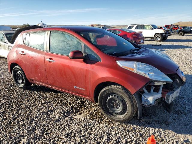  NISSAN LEAF 2013 Red