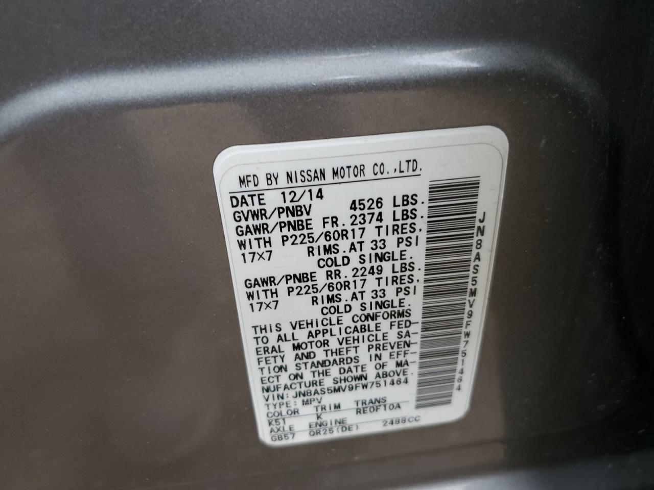 2015 Nissan Rogue - Image 12