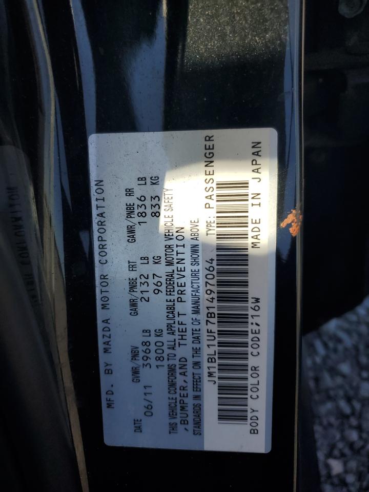 2011 Mazda 3 I VIN: JM1BL1UF7B1497064 Lot: 76199834