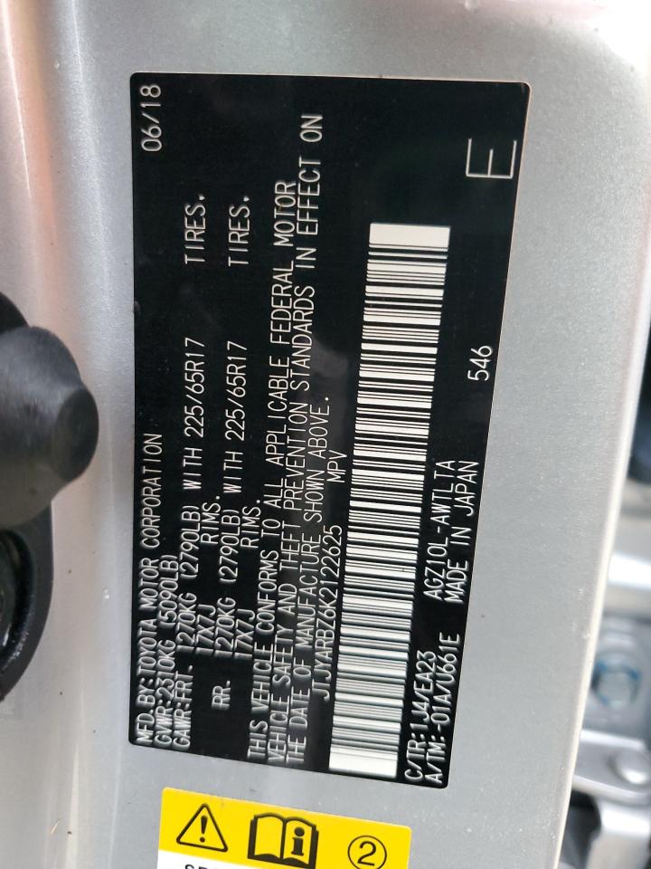 JTJYARBZ6K2122625 2019 Lexus Nx 300 Base