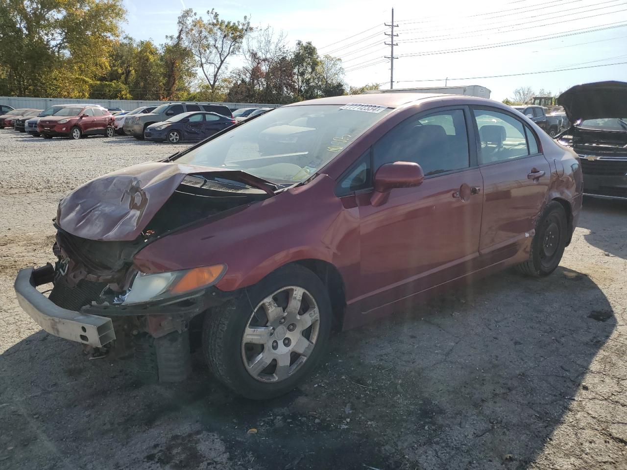 2008 Honda Civic Lx VIN: 1HGFA16598L018072 Lot: 77712334