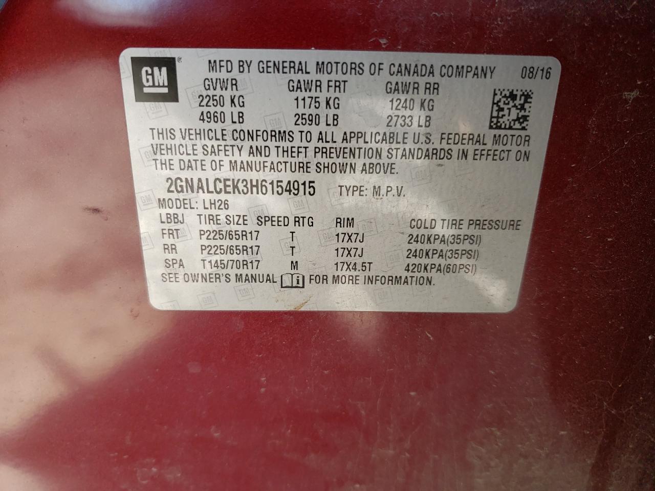 2017 Chevrolet Equinox - Image 15