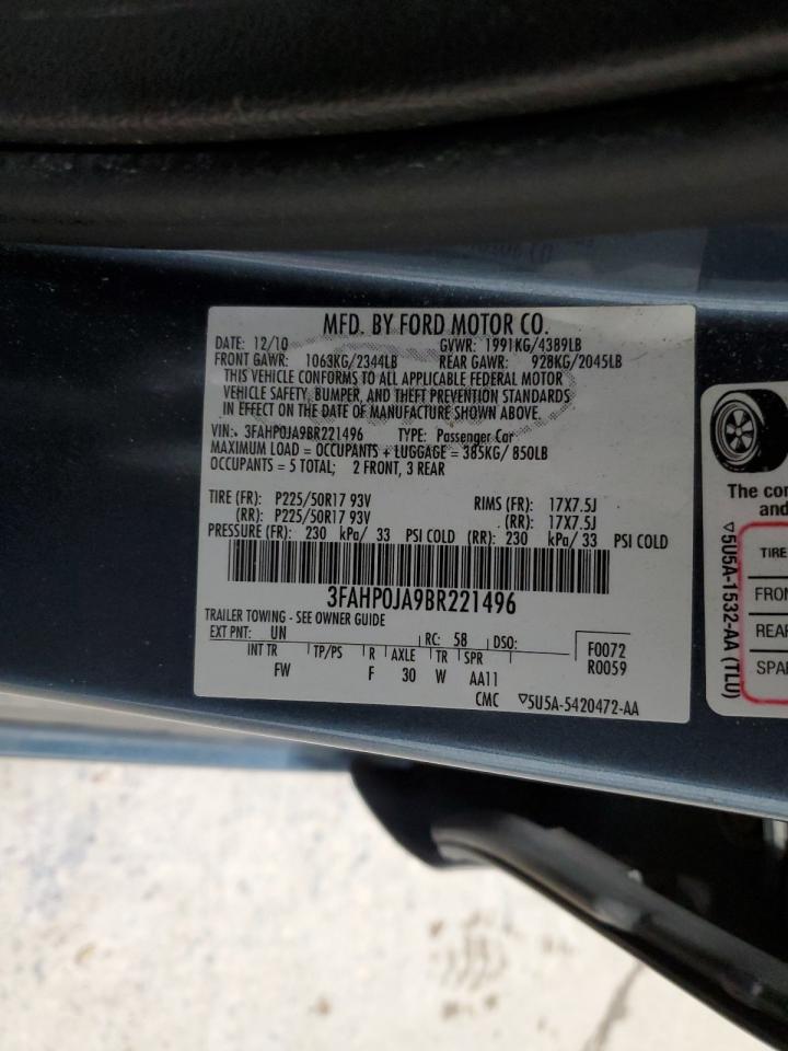 2011 Ford Fusion - Image 12