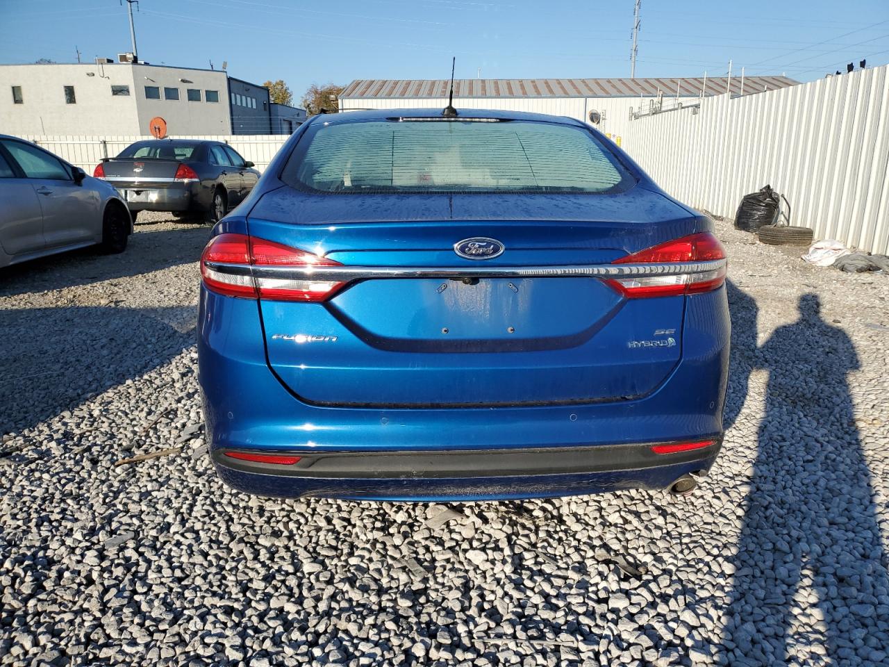 2018 Ford Fusion Se Hybrid VIN: 3FA6P0LU9JR166609 Lot: 76996014