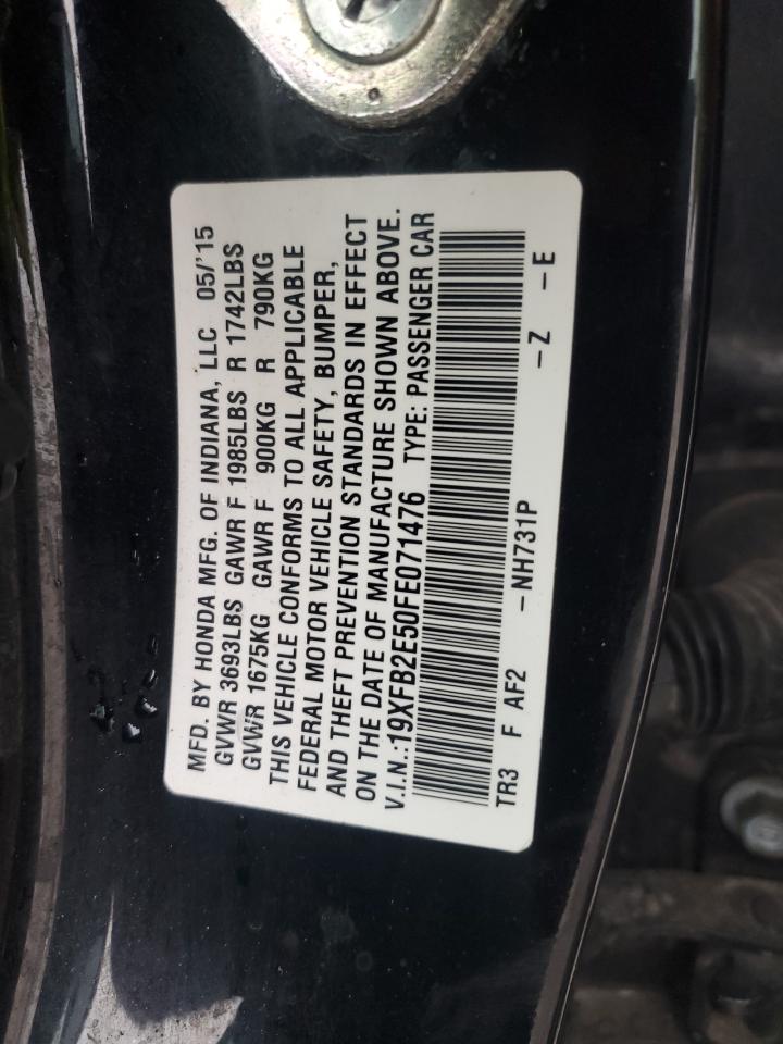 19XFB2E50FE071476 2015 Honda Civic Lx