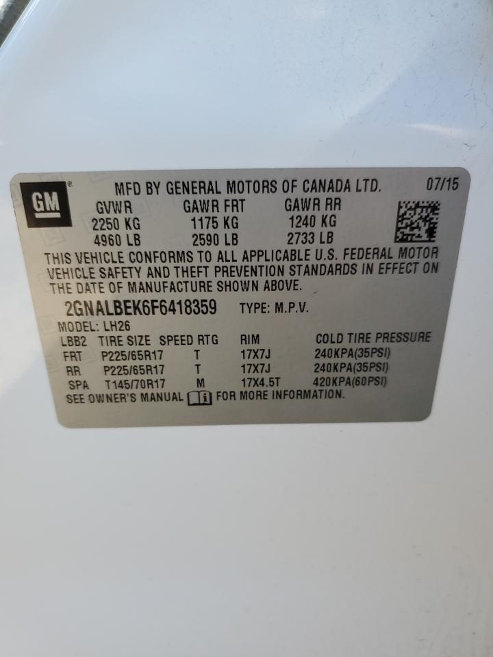 2GNALBEK6F6418359 2015 CHEVROLET EQUINOX - Image 13