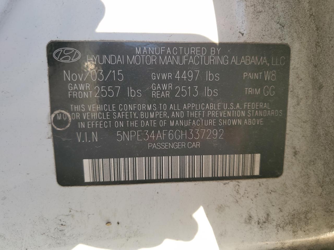 2016 Hyundai Sonata - Image 12